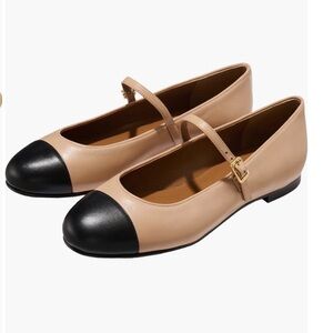 New Margaux the Demi Jane Ballet Flat Cap Toe